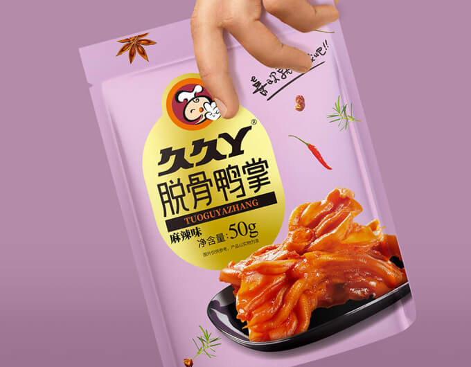 “久久丫”脱骨鸭掌食品包装设计